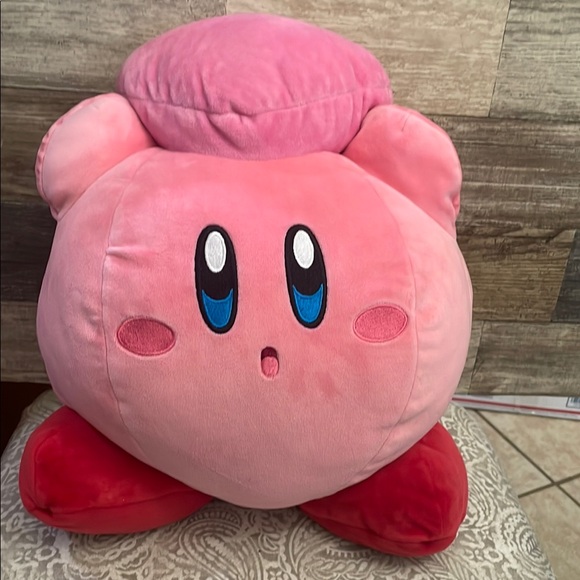 Club Mocchi Mocchi Kirby & Friend Heart TOMY 15" Large Plush Squishy Stuffed Toy - Picture 1 of 5